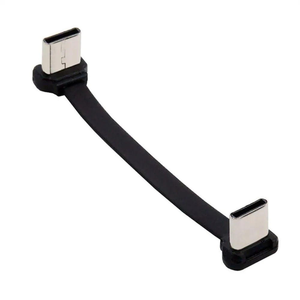 Fervit Fervit USB-C to USB-C angled cable 65W 70mm 2.0 480Mbps 3.25A — product photo