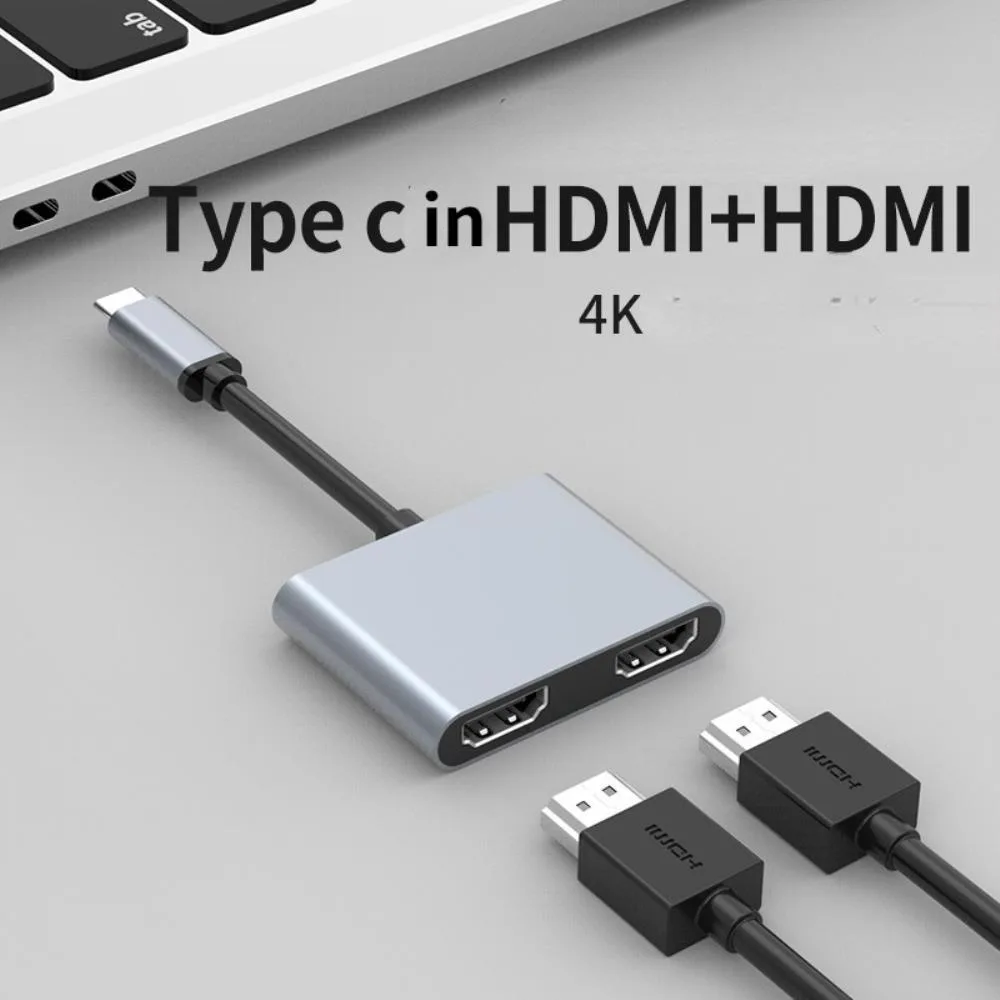 Ruth's sister Ruth's sister USB-C Docking Station Dual HDMI 4K 30Hz 95mm — product photo