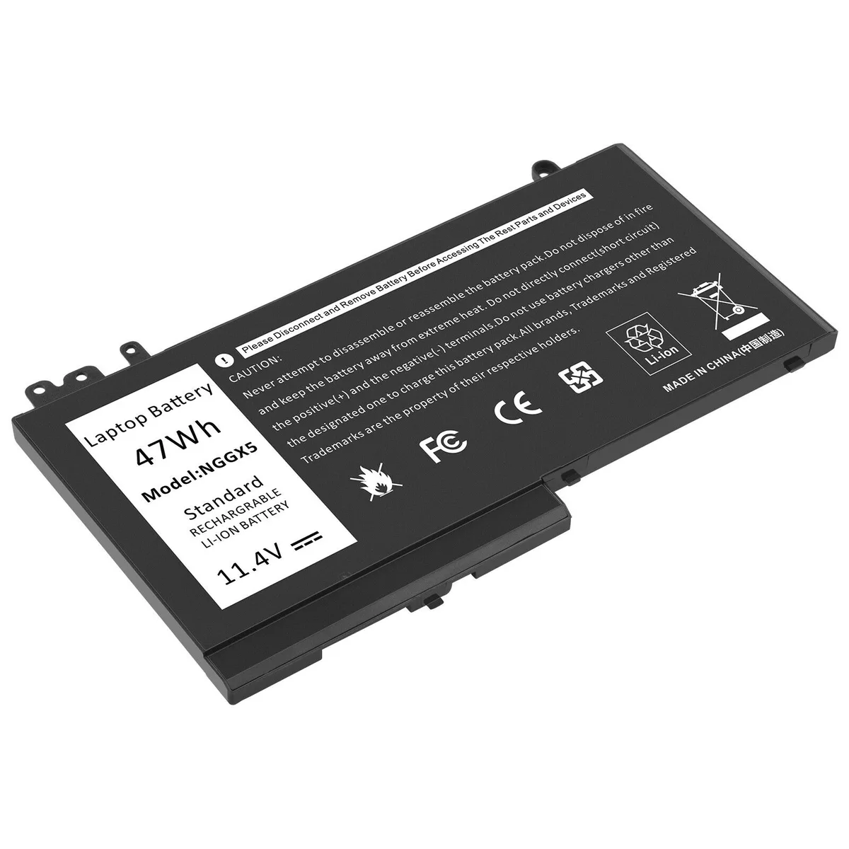 CPY CPY NGGX5 47Wh 11.4V 3-cell laptop battery for Dell Latitude E5270 E5470 E5570 Precision M3510 — product photo