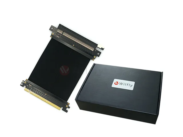 Wilfly Wilfly PCIE16S10 100mm PCI-E 3.0 x16 Extender Riser Cable — product photo