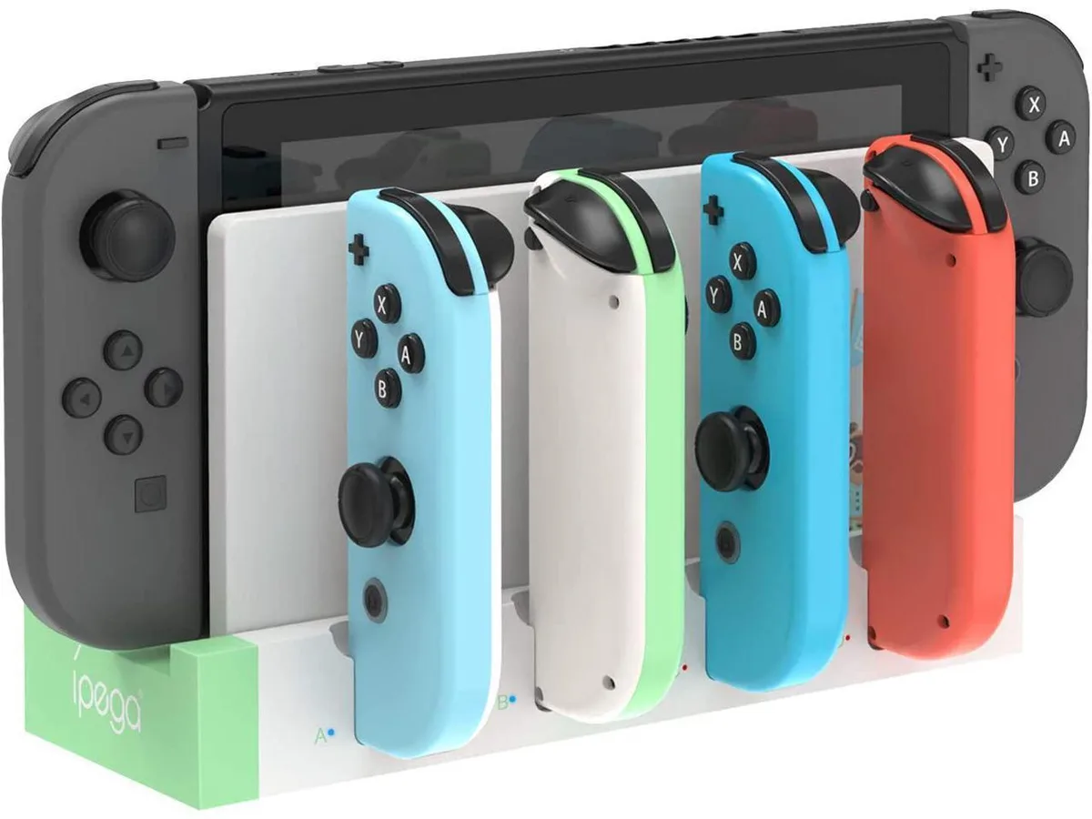 BONAEVER BONAEVER Protection Case for Switch Joy-Con Charging Dock White — product photo