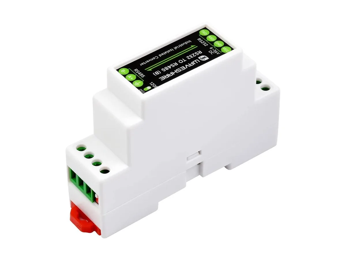 LORDWORLD LORDWORLD RS232 to RS485 Isolated Rail-Mount Converter (B) — product photo