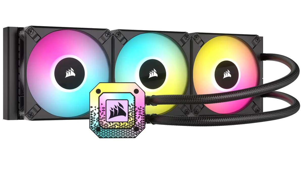 Corsair Corsair CW-9060070-WW H150i ELT CAP XT liquid cooler — product photo