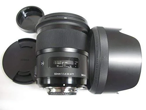 SIGMA SIGMA 50mm F1.4 DG HSM Art Lens for Nikon F camera lens — product photo