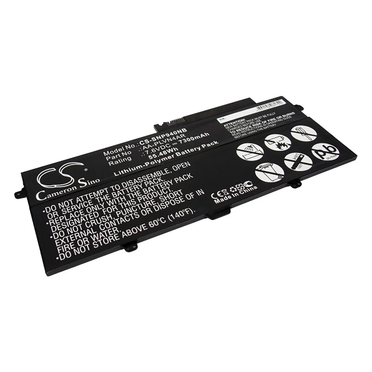 Cameron &amp; Co Cameron &amp; Co DS-CS-SNP940NB laptop battery 7.3 Ah Li-Polymer black — product photo