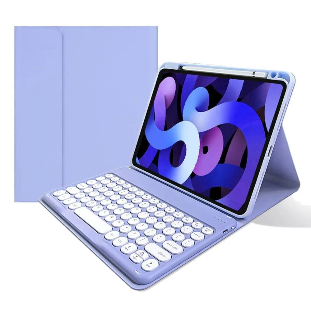 V2 Technologies V2 Technologies Keyboard Case for iPad mini 8.3 2021/2024 Purple 2 in 1 accessory — product photo