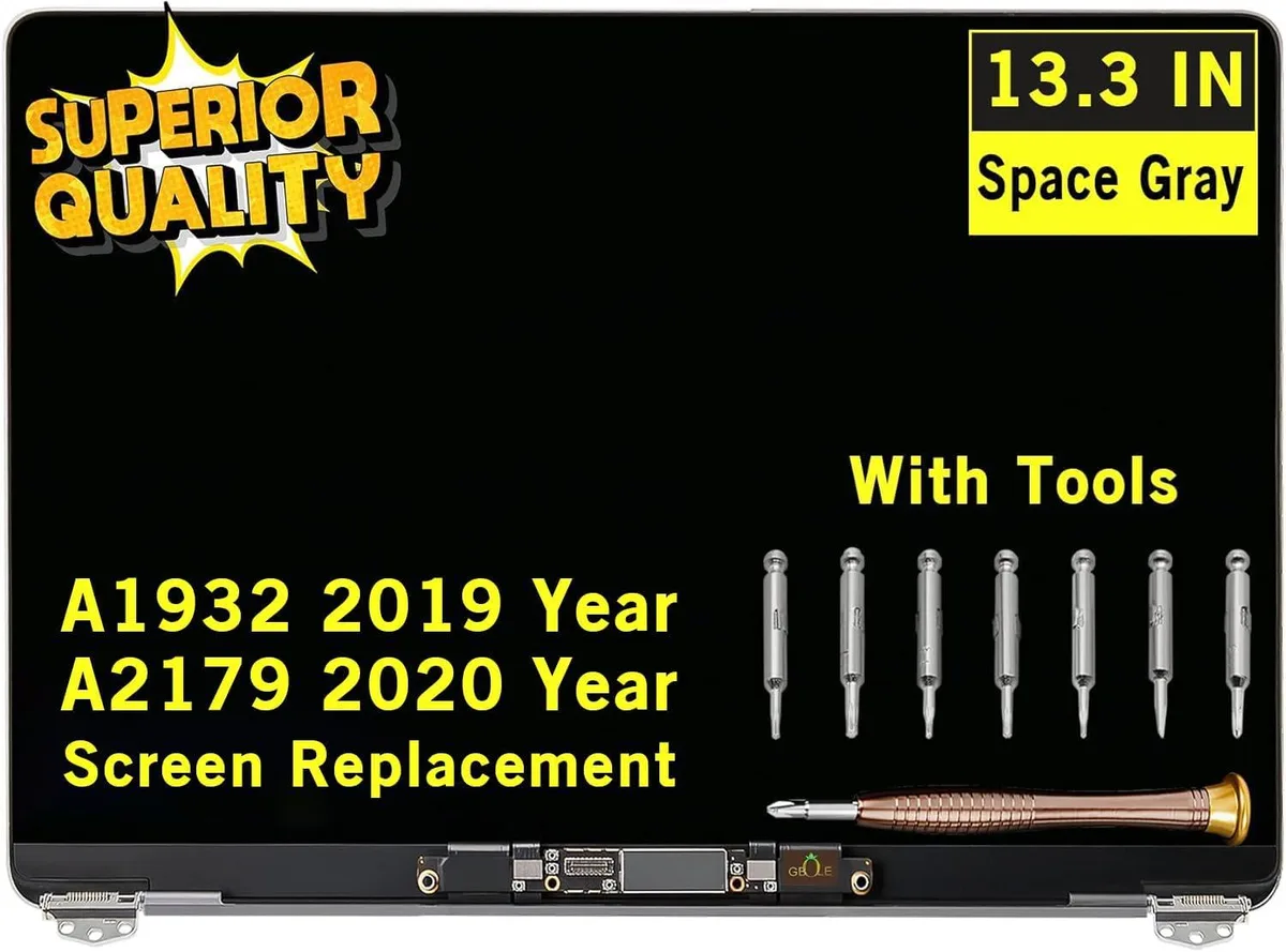 NUOLAISUN NUOLAISUN 13.3" 2560x1600 laptop screen Space Gray A1932 A2179 — product photo
