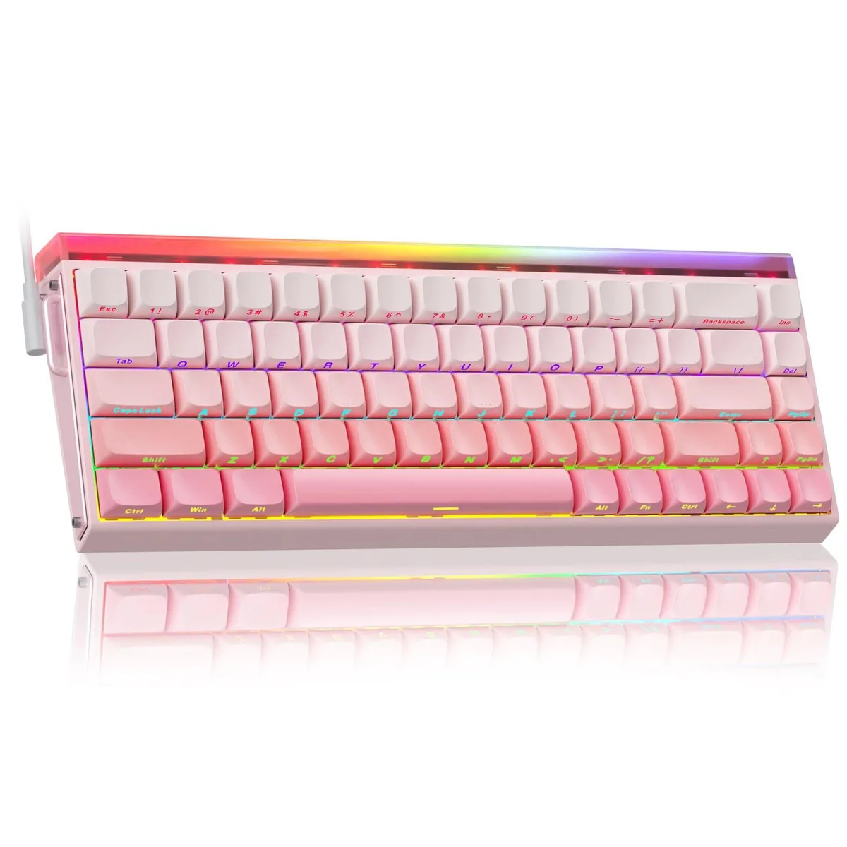 Vszerda Vszerda HERO 68HE 60% Wired Gaming Keyboard Pink — product photo