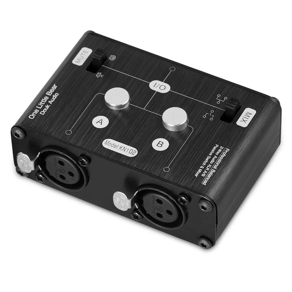 LORDWORLD LORDWORLD KN102 2-IN-1-OUT XLR Audio Switcher — product photo