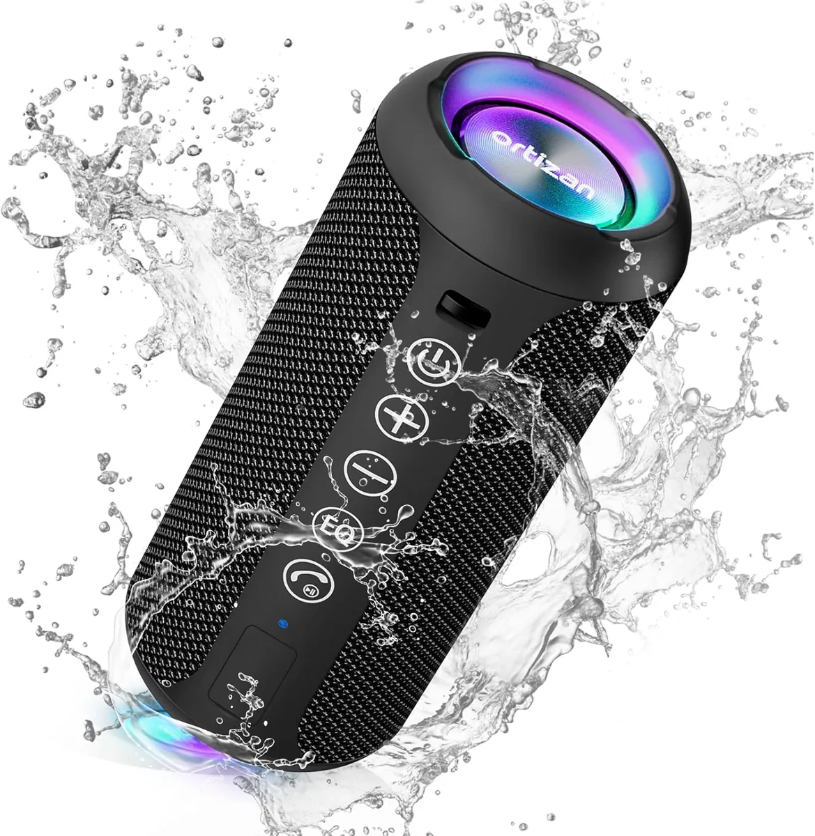 Ortizan Ortizan X10 portable speaker 24W 30h IPX7 Bluetooth 5.3 RGB — product photo