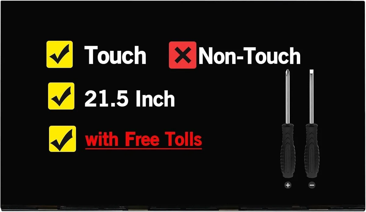 NUOLAISUN NUOLAISUN 21.5" Touch Screen Replacement for HP All in One 22-df0023w LM215WFA-SSE3 — product photo