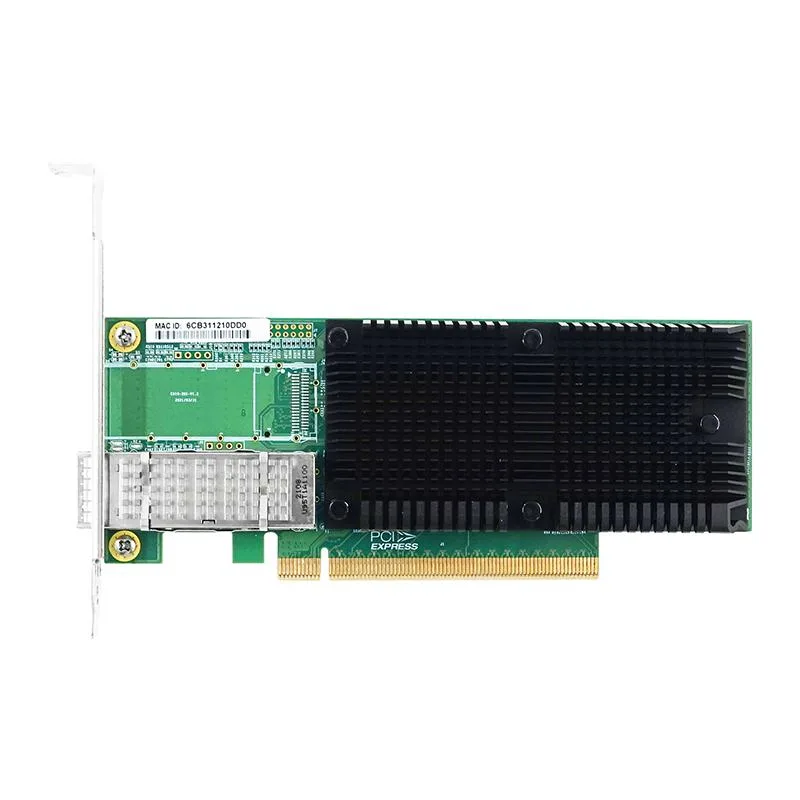 LR-LINK LR-LINK LRES1019PF-QSFP28 100GbE single-port QSFP28 PCIe 4.0 x16 network card — product photo