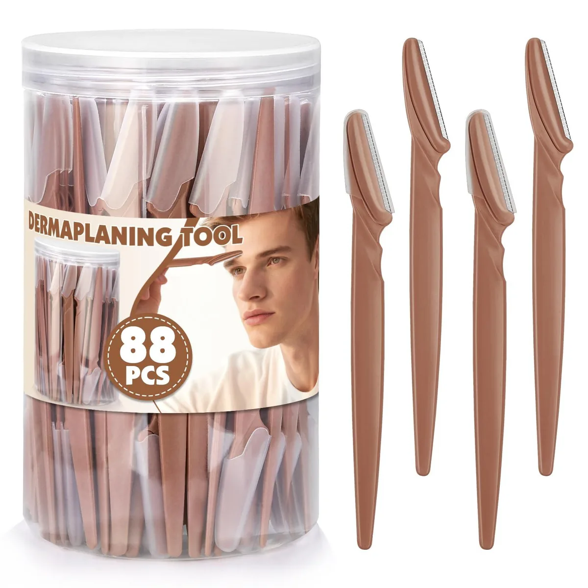  Terracotta 88 Pcs Face Razors for Women — product photo
