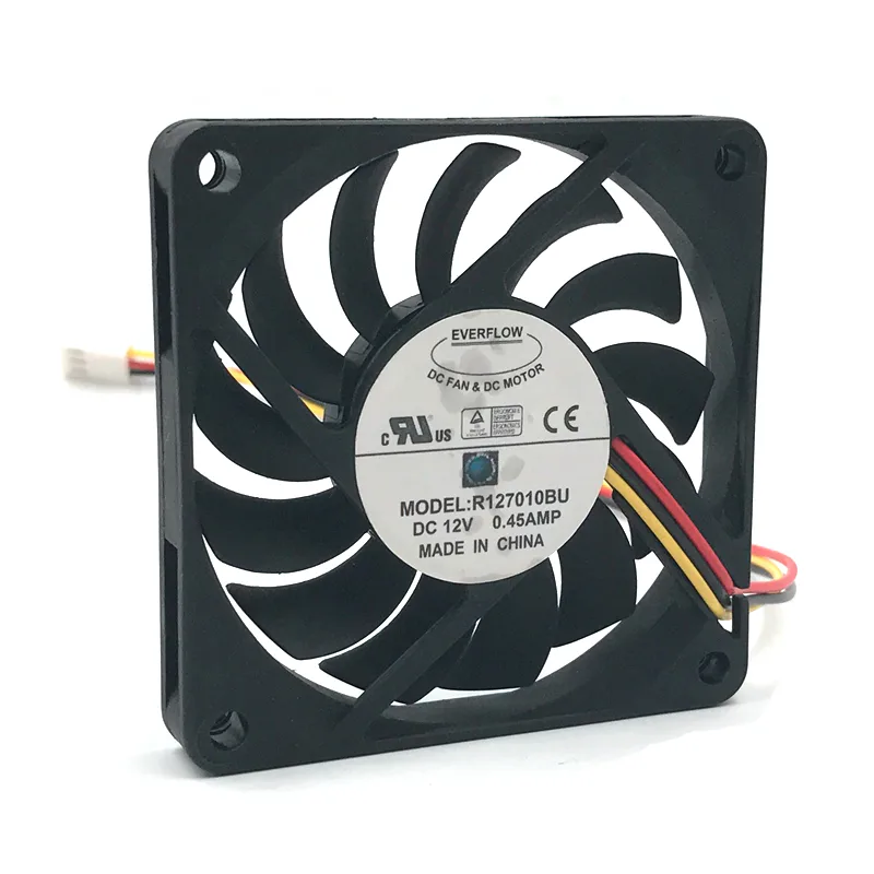 SXDOOL SXDOOL R127010BU 70mm 12V 0.45A 3-Pin Case Fan — product photo