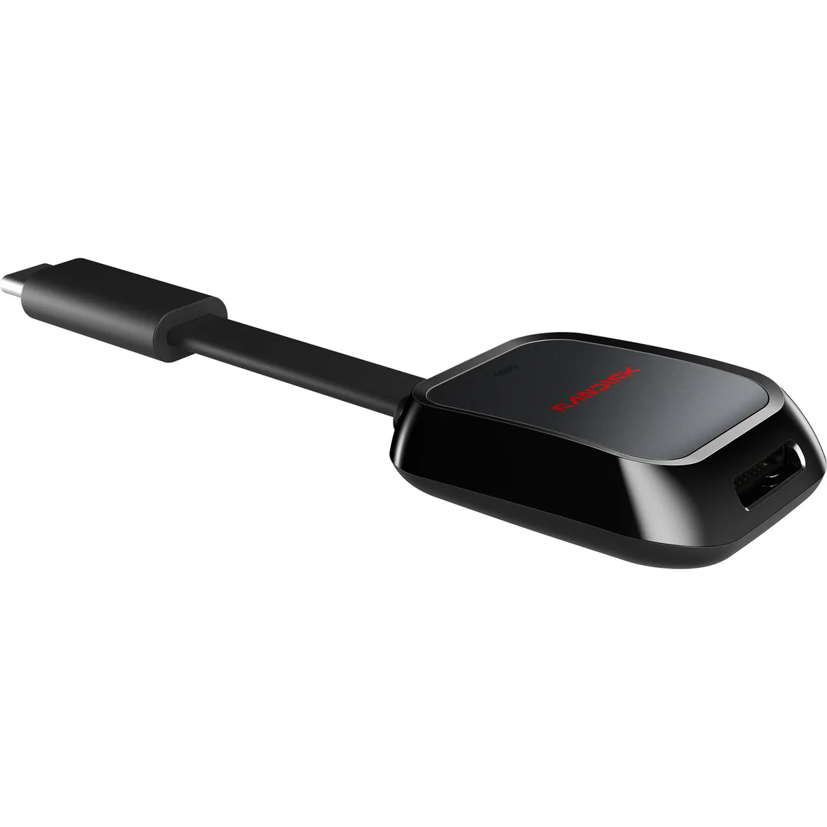 SanDisk QuickFlow microSD reader with USB-C connector