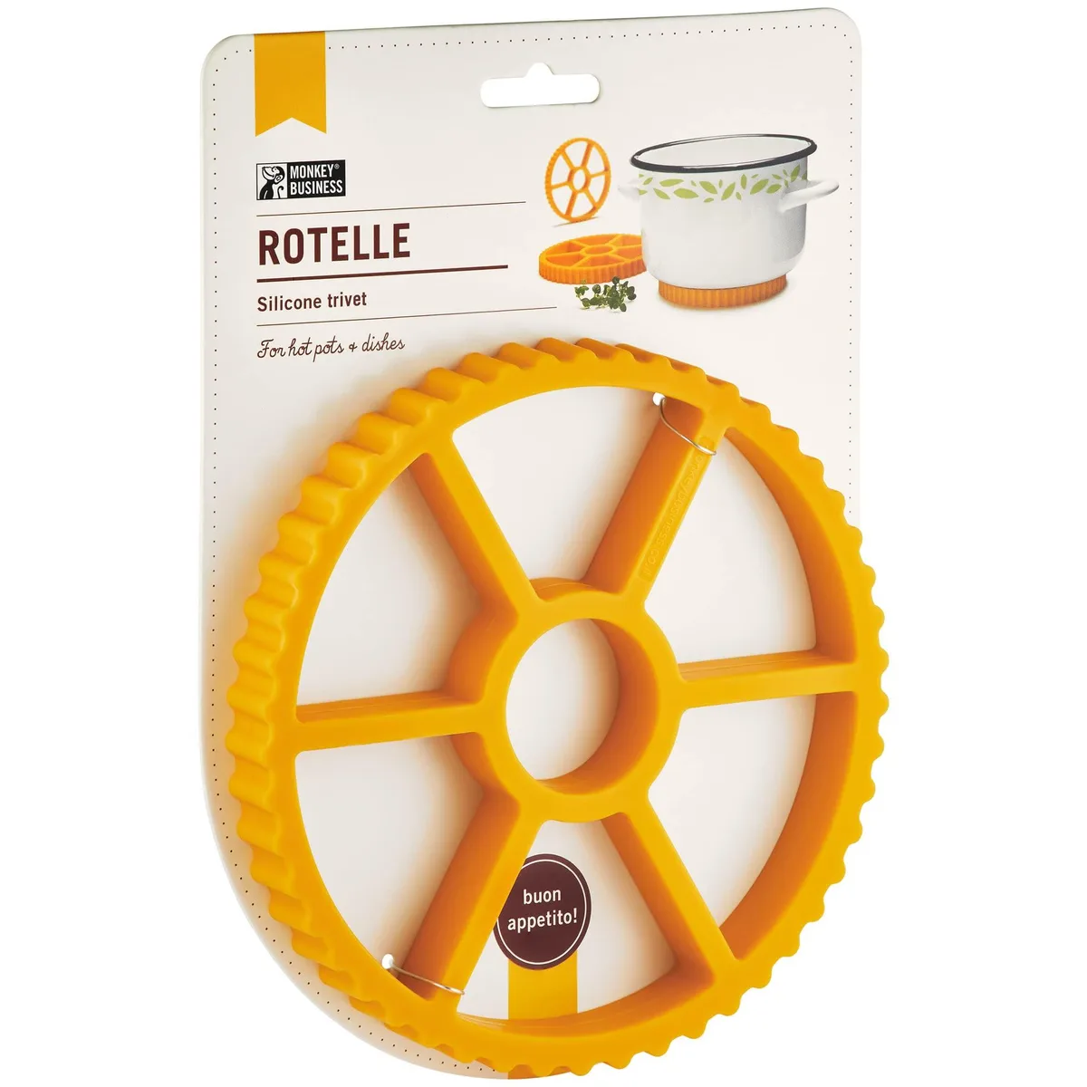 Monkey Business Rotelle Silicone Trivet 20cm .6cm 482°F — product photo