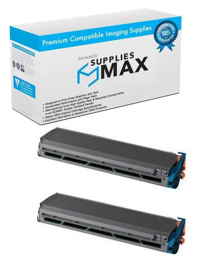 SuppliesMax SuppliesMax Black Toner Cartridge 2 Pack 15000 Pages Type C5 — product photo