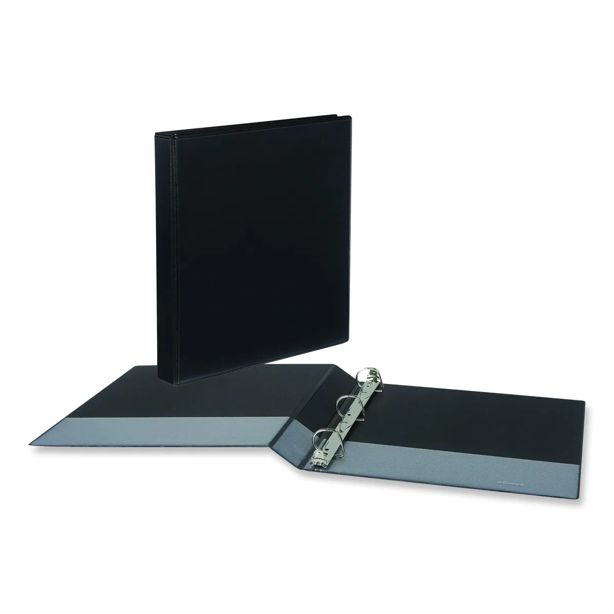 UNIVERSAL OFFICE PRODUCTS UNIVERSAL OFFICE PRODUCTS Slant D-Ring View Binder 1" Black 12Ct 1147 — product photo