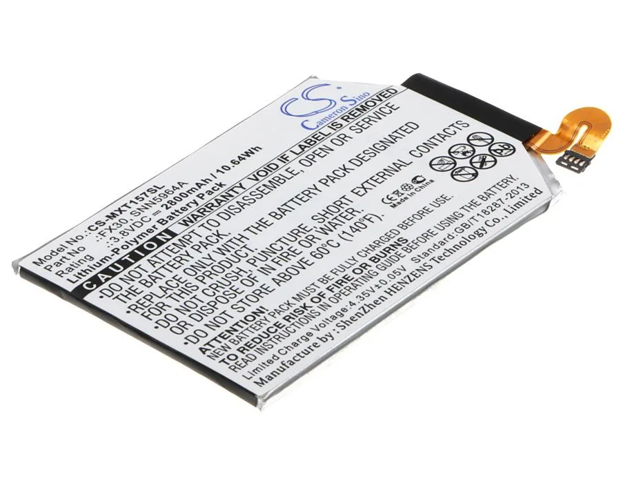 Cameron &amp; Co Cameron &amp; Co DS-CS-MXT157SL cell phone battery 2.8 Ah Li-Polymer black — product photo