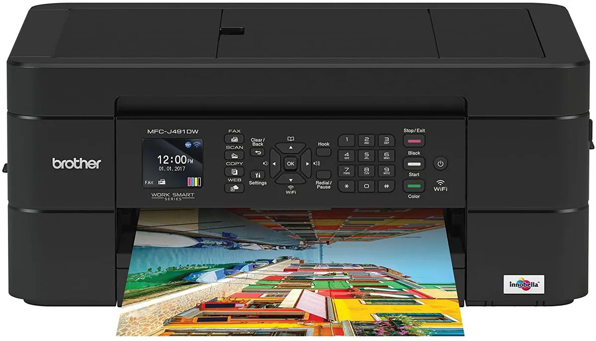 Brother Brother MFC-J491DW wireless all-in-one inkjet printer — product photo