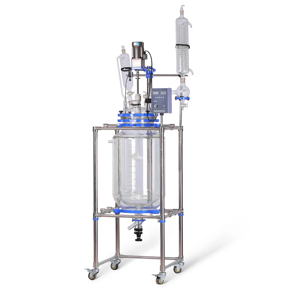 HNZXIB HNZXIB S-80L 80L 110V Jacketed Glass Reactor laboratory supply — product photo