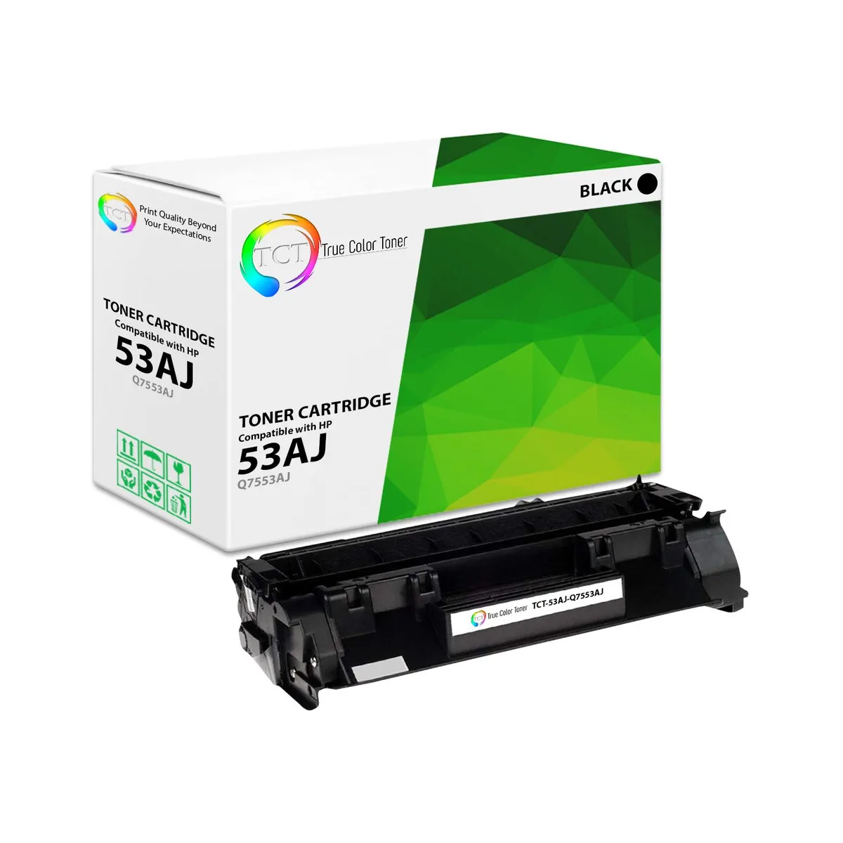 True Color Toner True Color Toner 53AJ Jumbo Toner Cartridge Black 4000 Pages — product photo