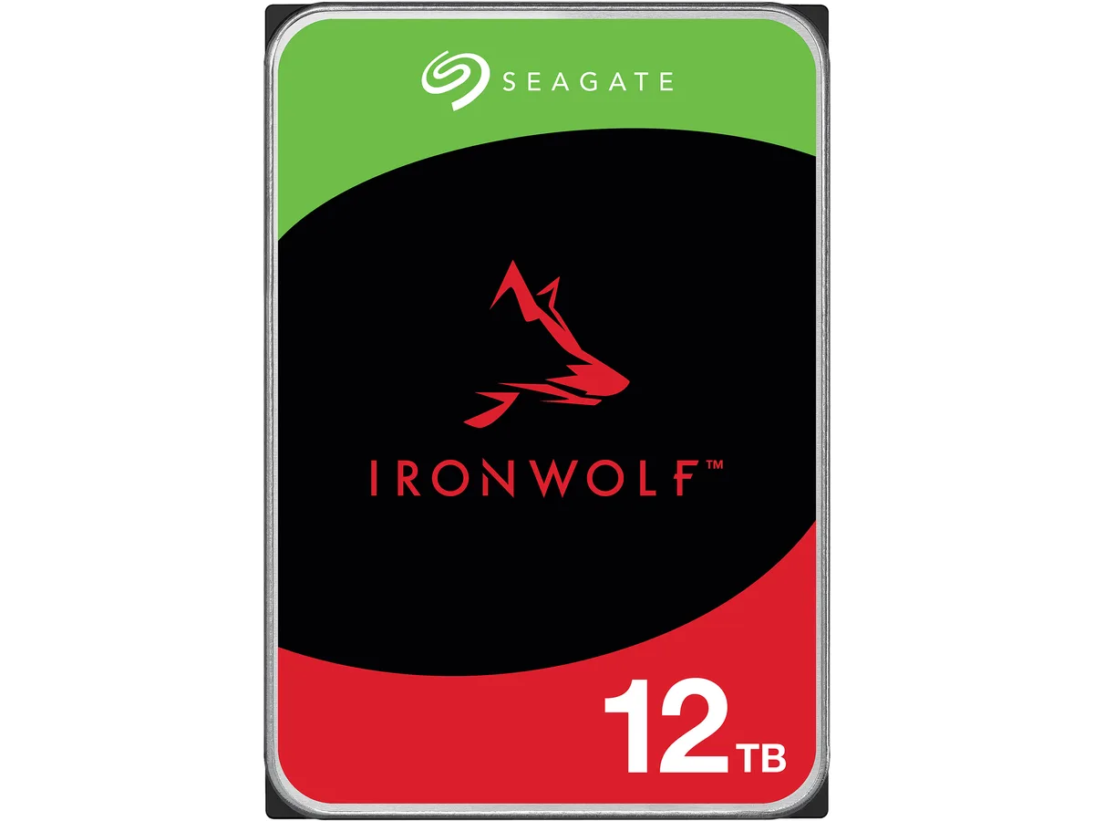 Seagate Seagate IronWolf ST12000VN0008 12TB 7200 RPM 256MB SATA 3.5" internal hard drive — product photo