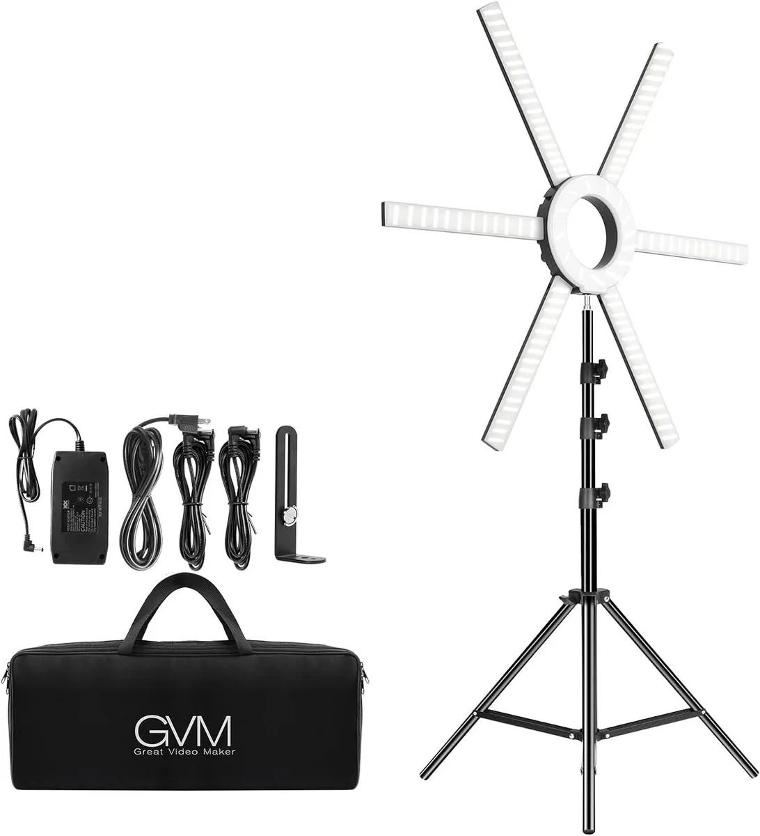 RUOCLRIS RUOCLRIS 600S 90W LED Ring Light Kit Detachable Bars 3200K-5600K CRI 97+ — product photo