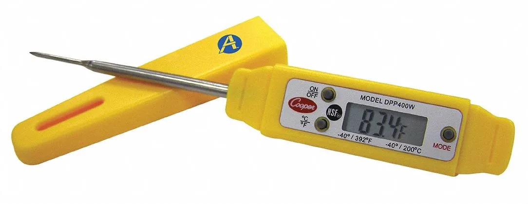 Cooper Atkins Cooper Atkins DPP400W 2-3/4" Stem Digital Pocket Thermometer measurement tool — product photo