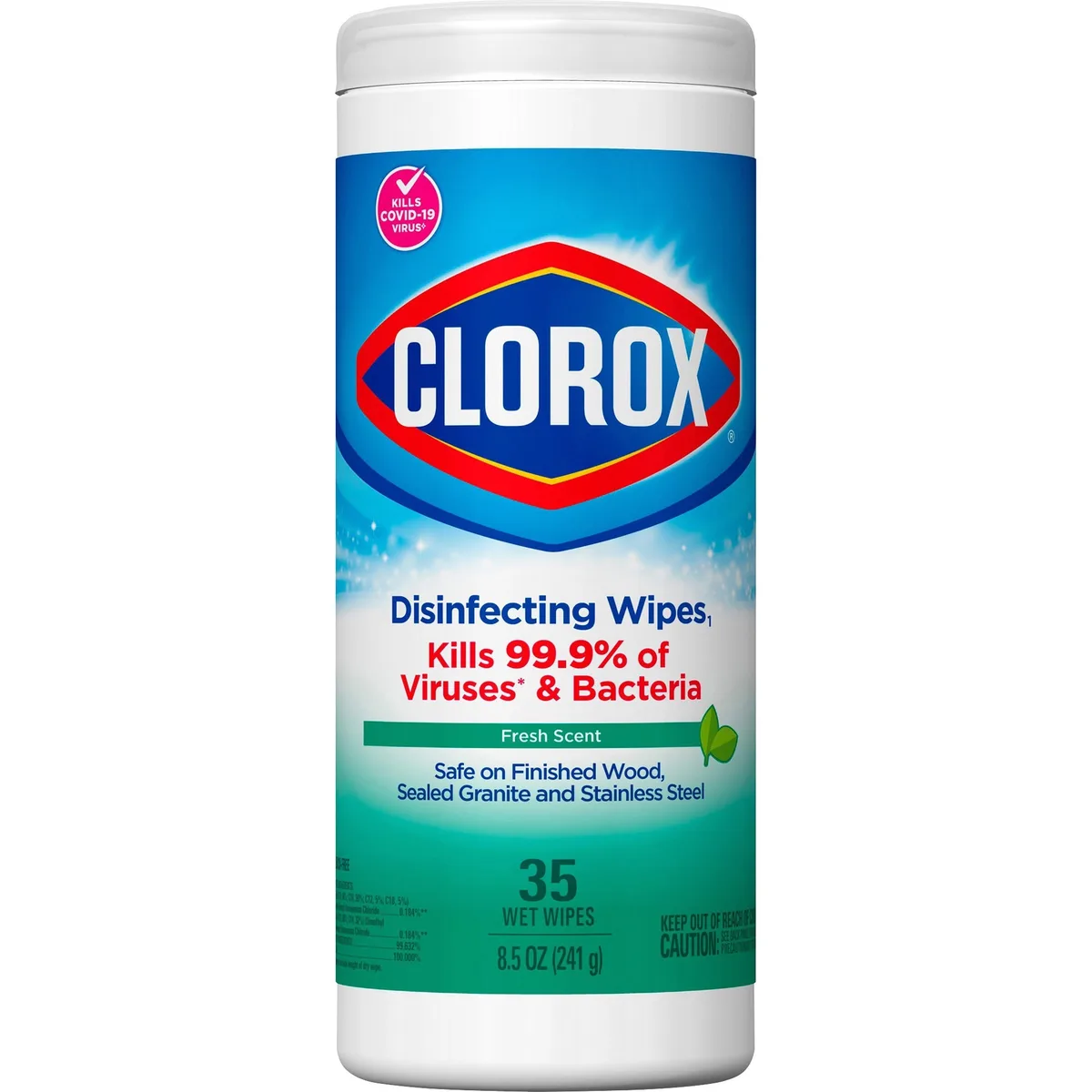 Clorox Clorox 01593CT Disinfecting Wipes Fresh Scent 35 Count 12 Pack — product photo