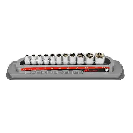 Ingersoll/Rand INGERSOLL-RAND 752044X 11-piece 1/4-inch drive shallow socket set SAE 6-point — product photo