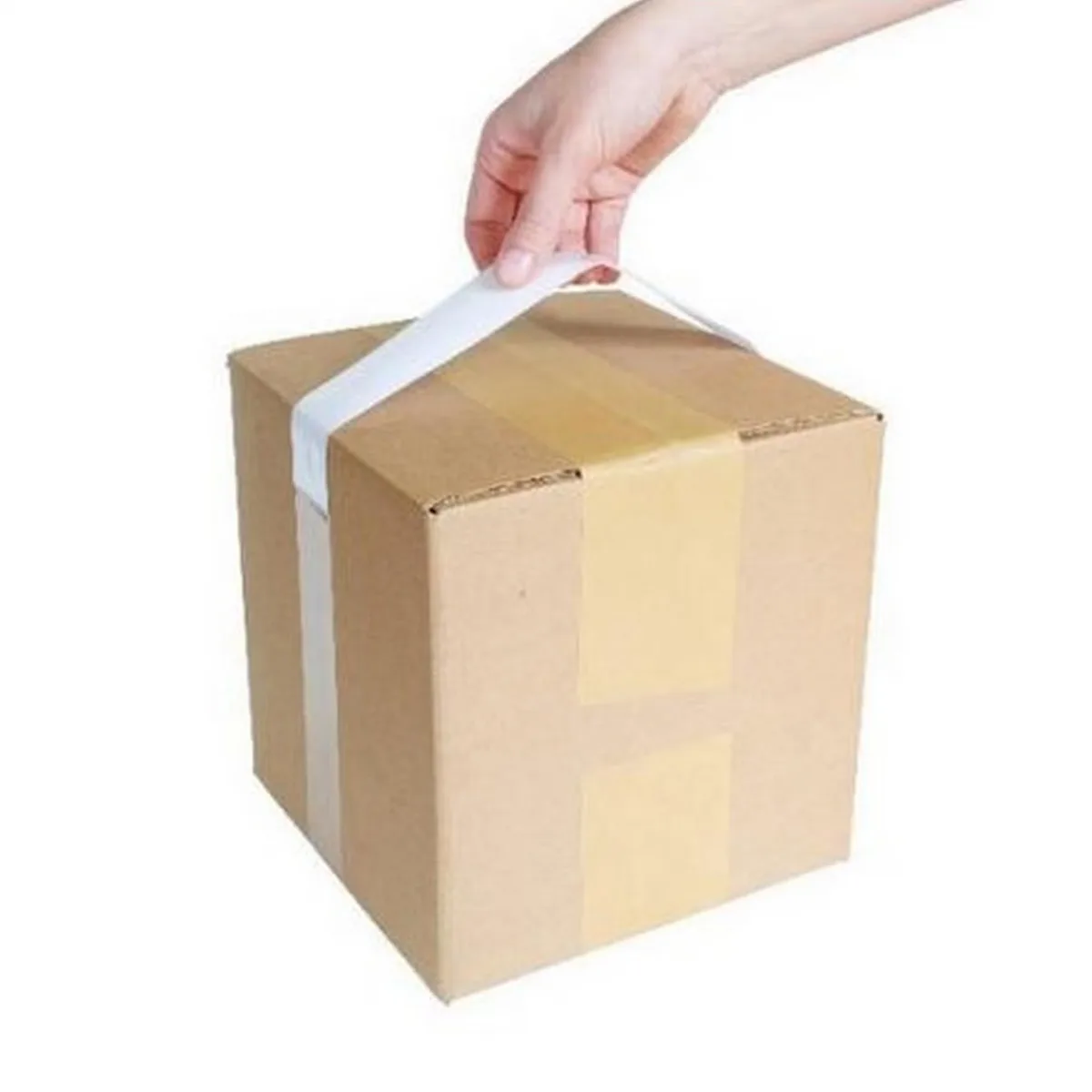 FindTape FindTape Bi-Directional Filament Tape Handles 23 in White mailing supply — product photo