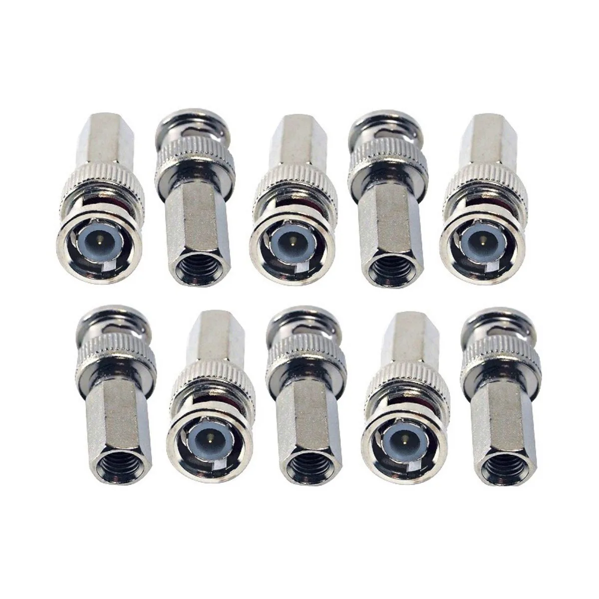 Evertech USA Evertech USA 10 BNC Male Twist-On RG59 Connector surveillance accessory — product photo