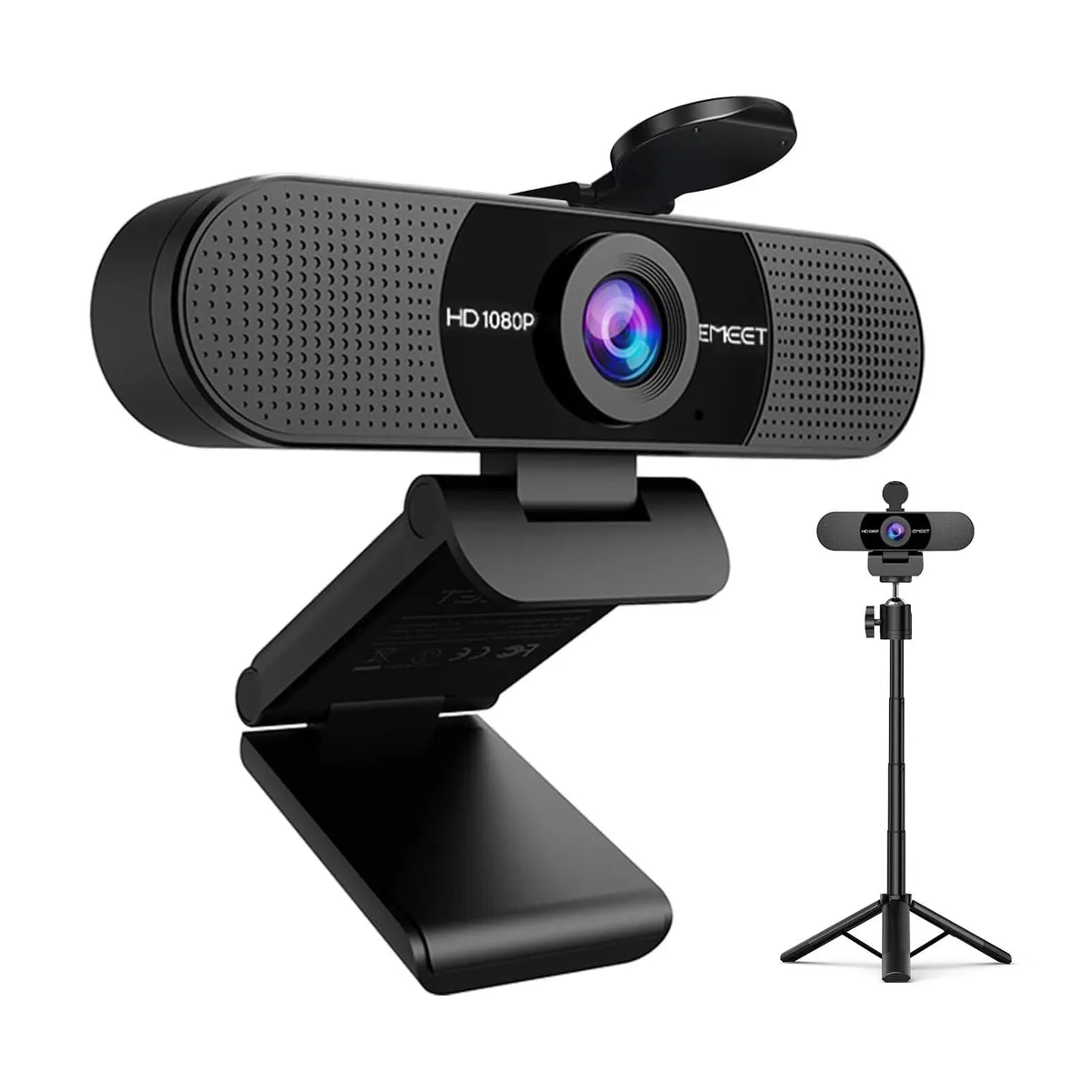 KEHIPI KEHIPI C960 Kit webcam with tripod, 1080p 30 FPS, 90° FOV, dual mics — product photo