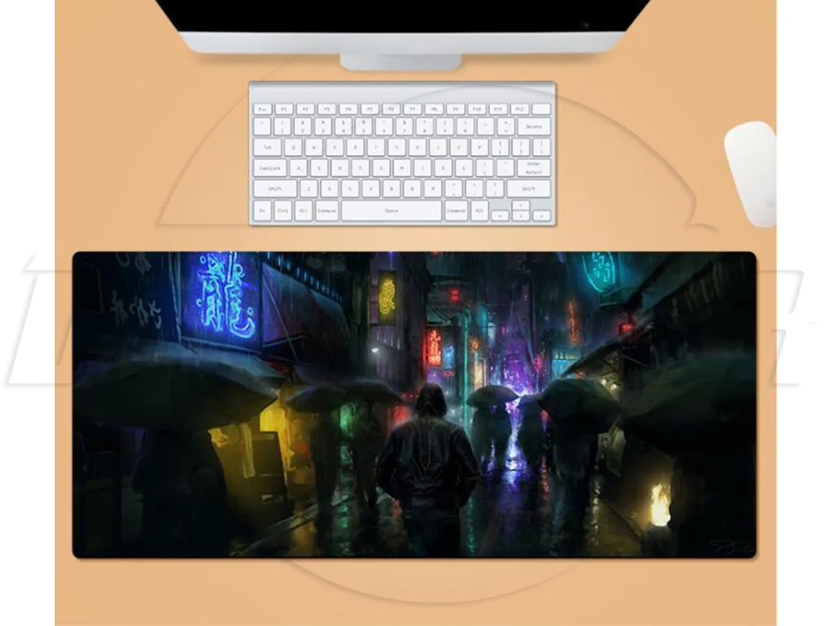 sakose sakose Cyberpunk 2077 mouse pad 31.80 x 11.80 x .12 clear — product photo