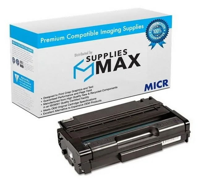 SuppliesMax SuppliesMax MICR Toner Cartridge 406589-MICR 5000 Pages Black — product photo