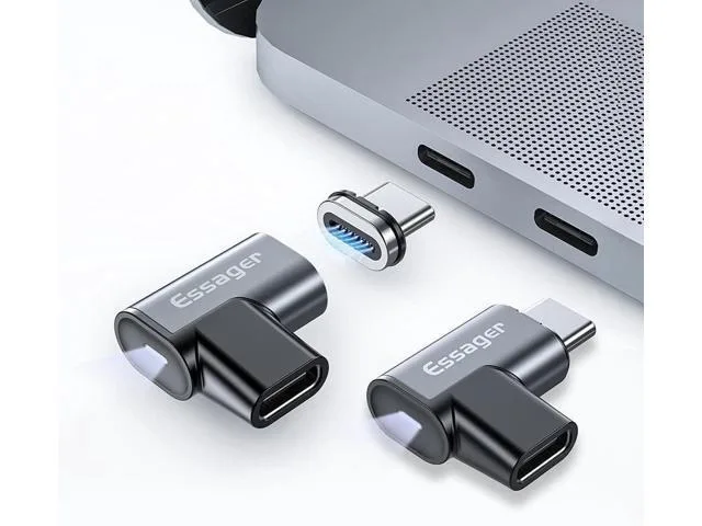 Manw Manw 2-Pack USB-C Magnetic Adapter 24-Pin 100W 20Gbps 4K@60Hz — product photo