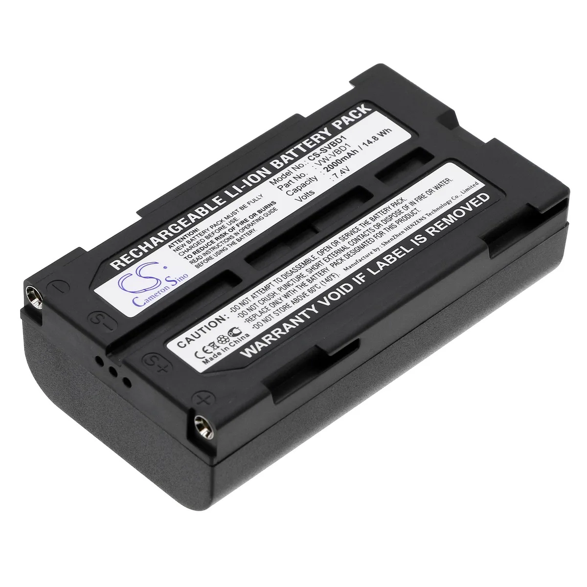 Cameron & Co Cameron & Co DS-CS-SVBD1 2 Ah Li-ion camera battery — product photo