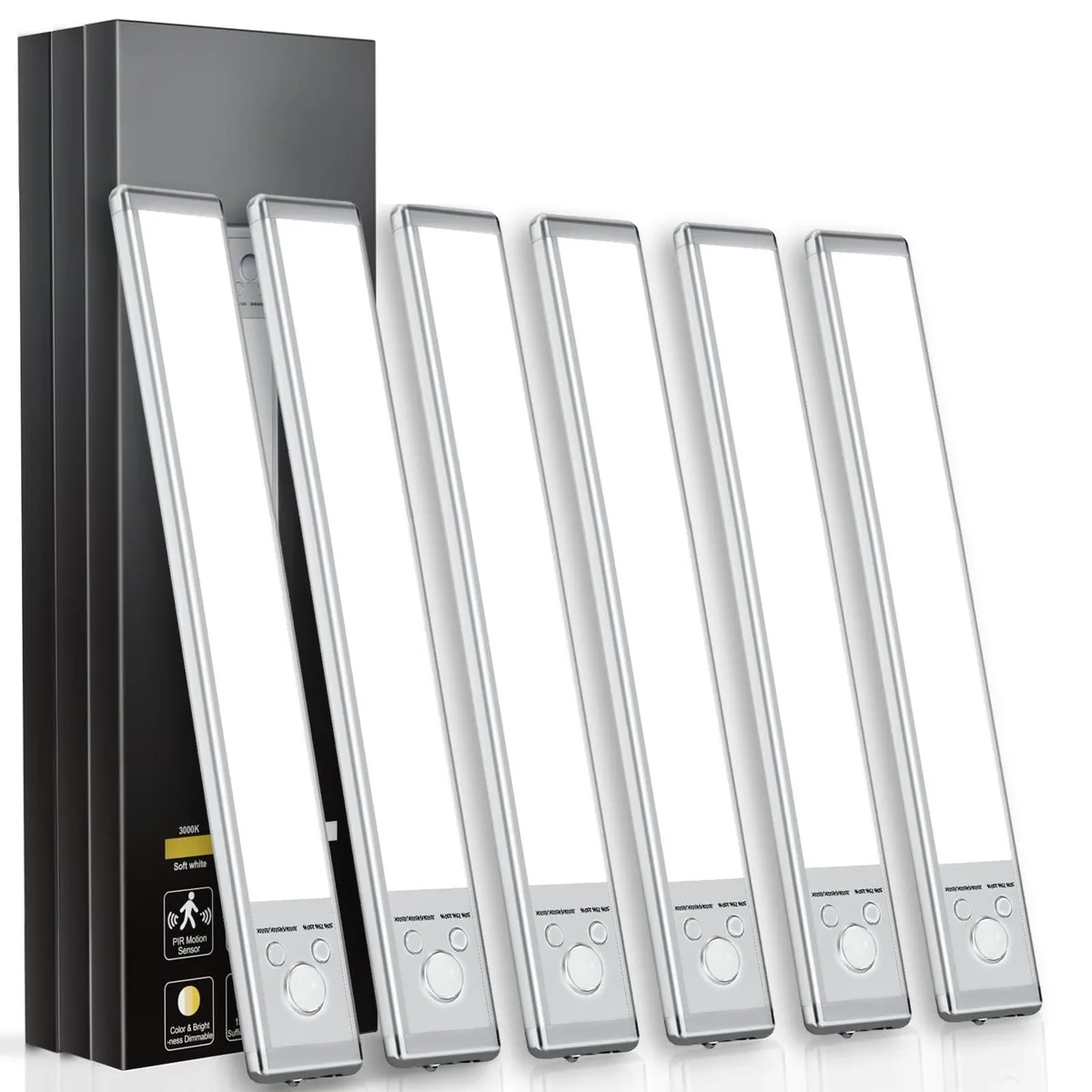 UCL-9.5-6Pack under cabinet 6 pack 76 LED 1500mAh — product photo
