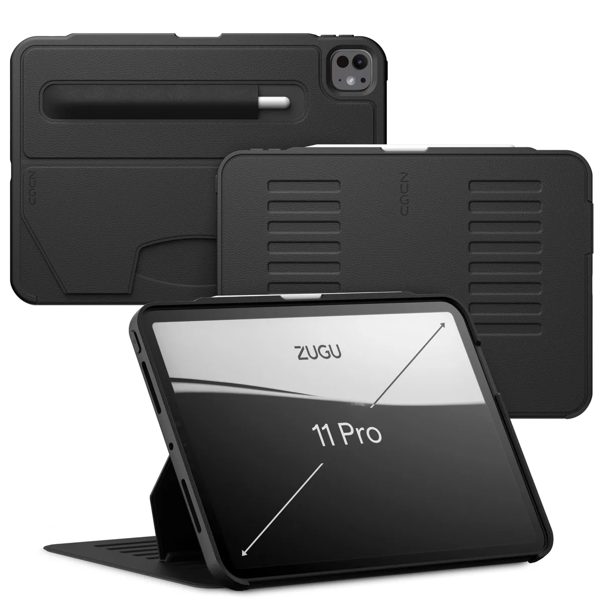  ZUGU CASE Pro 11 M5 Model Black iPad Accessory — product photo