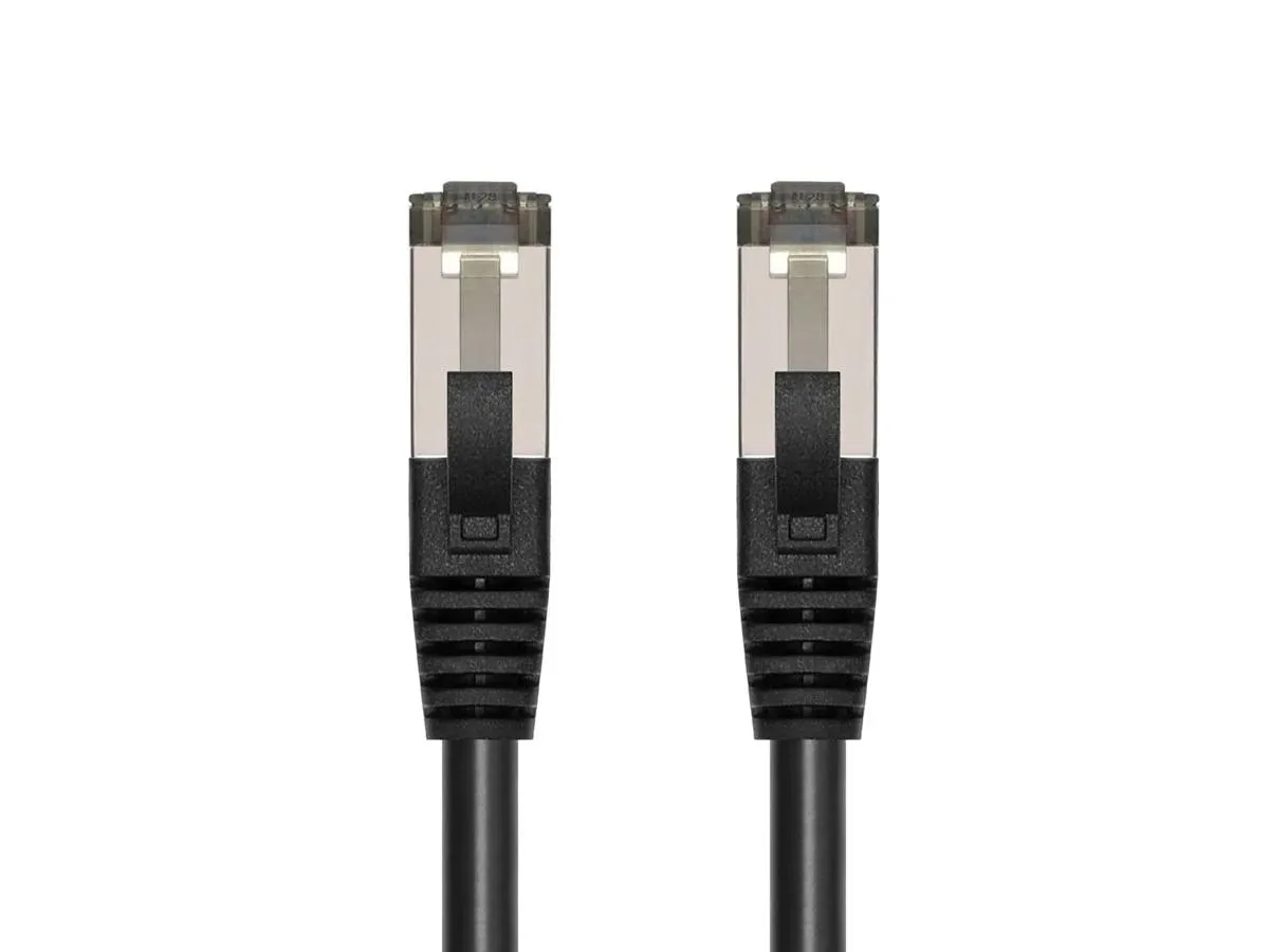 SANOXY SANOXY Cat8 network ethernet cable 5FT 40Gbps S/FTP 28AWG 2GHz Black — product photo
