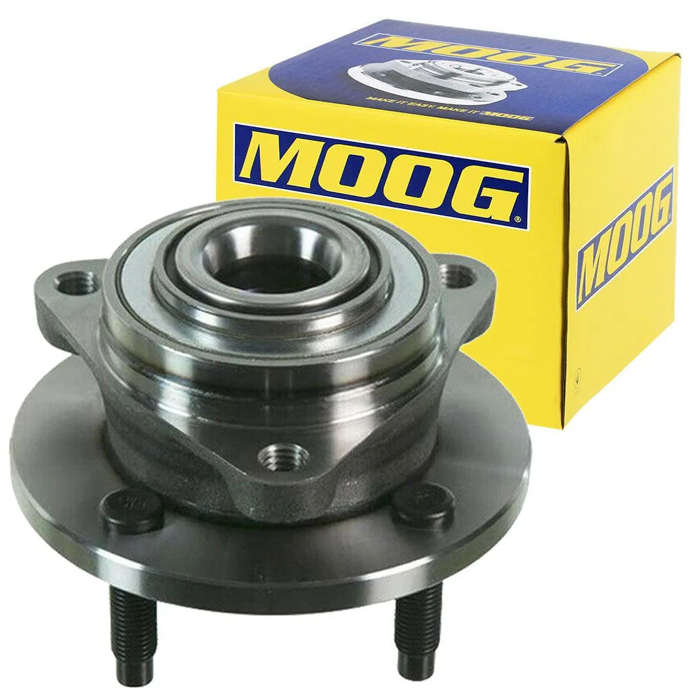 Black 4-lug front wheel bearing hub with 3-bolt flange and 33 splines
