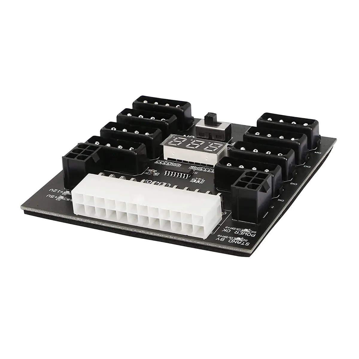 myVolts myVolts Multiple Power Supply Adapter ATX 24 pin to 8 x Molex 4Pin &amp; 2 x 6Pin — product photo