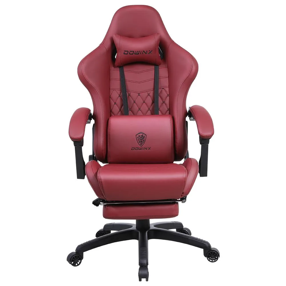 Dowinx Dowinx LS-6689 Gaming Chair Red PU Leather 350 lb 90-170° Recline — product photo