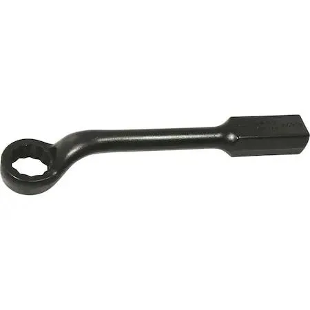 32 mm 12-point box wrench with 45-degree offset head and black oxide finish