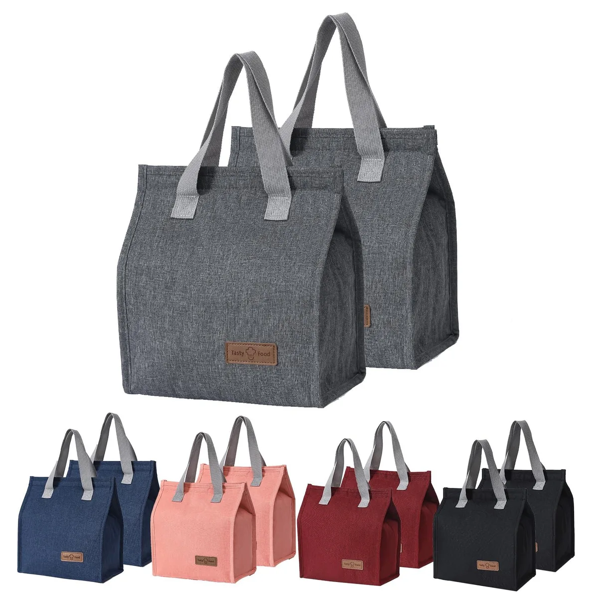 HexinYigjly 133 26 L Grey Insulated Lunch Bag — product photo