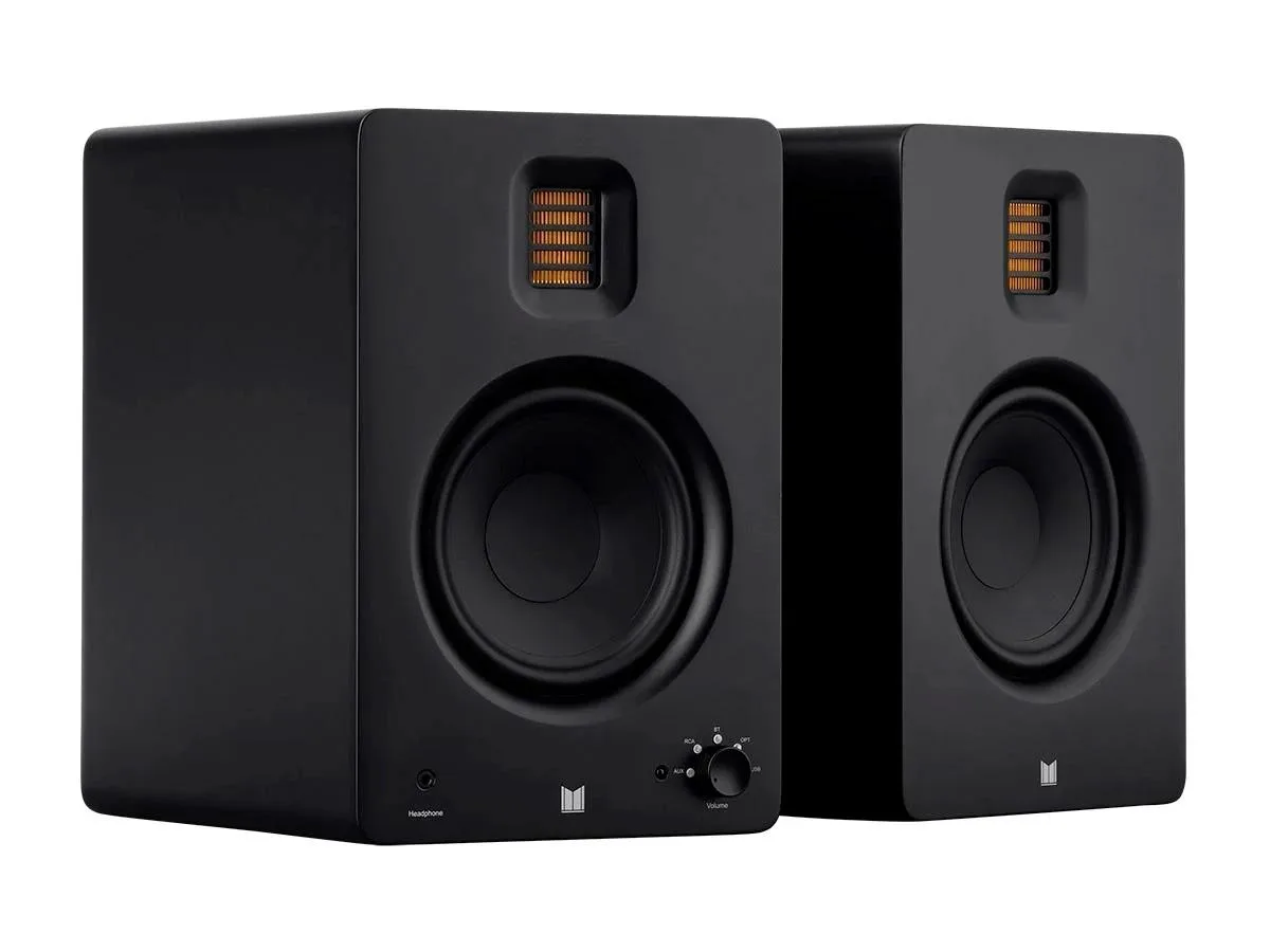 Monoprice Inc. Monoprice Inc. Monolith MM-5R 138620 Powered Home Audio Speakers (Pair) Black — product photo