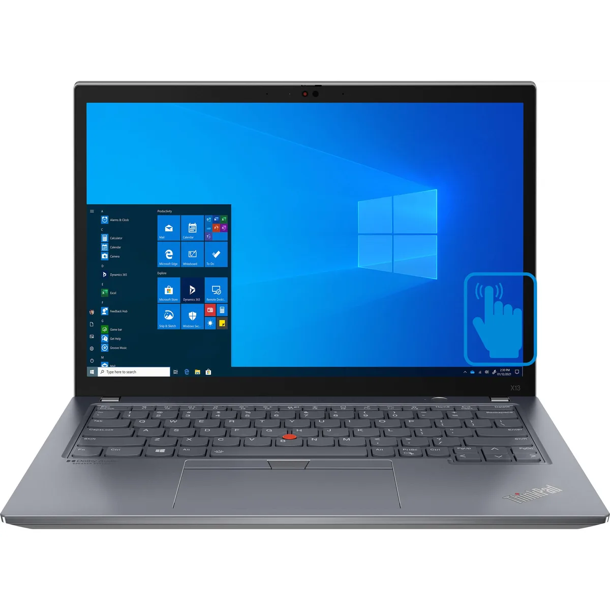 Lenovo Lenovo ThinkPad X13 Gen 2 13.3" WUXGA Touch i5-1145G7 16GB 256GB Gray — product photo