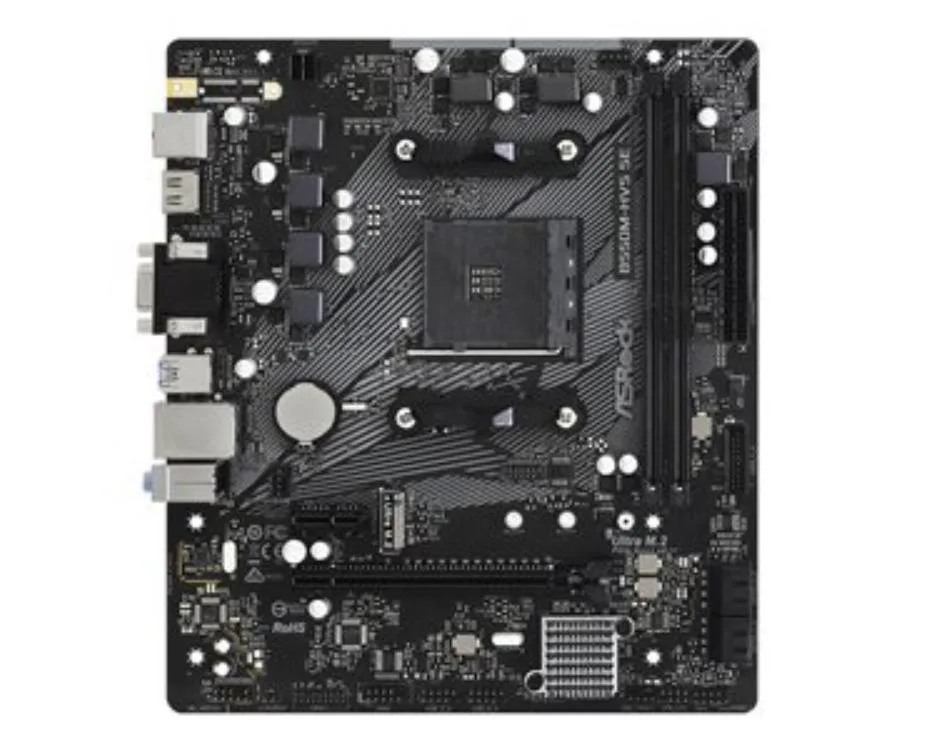 ASRock ASRock B550M-HVS SE AMD motherboard — product photo
