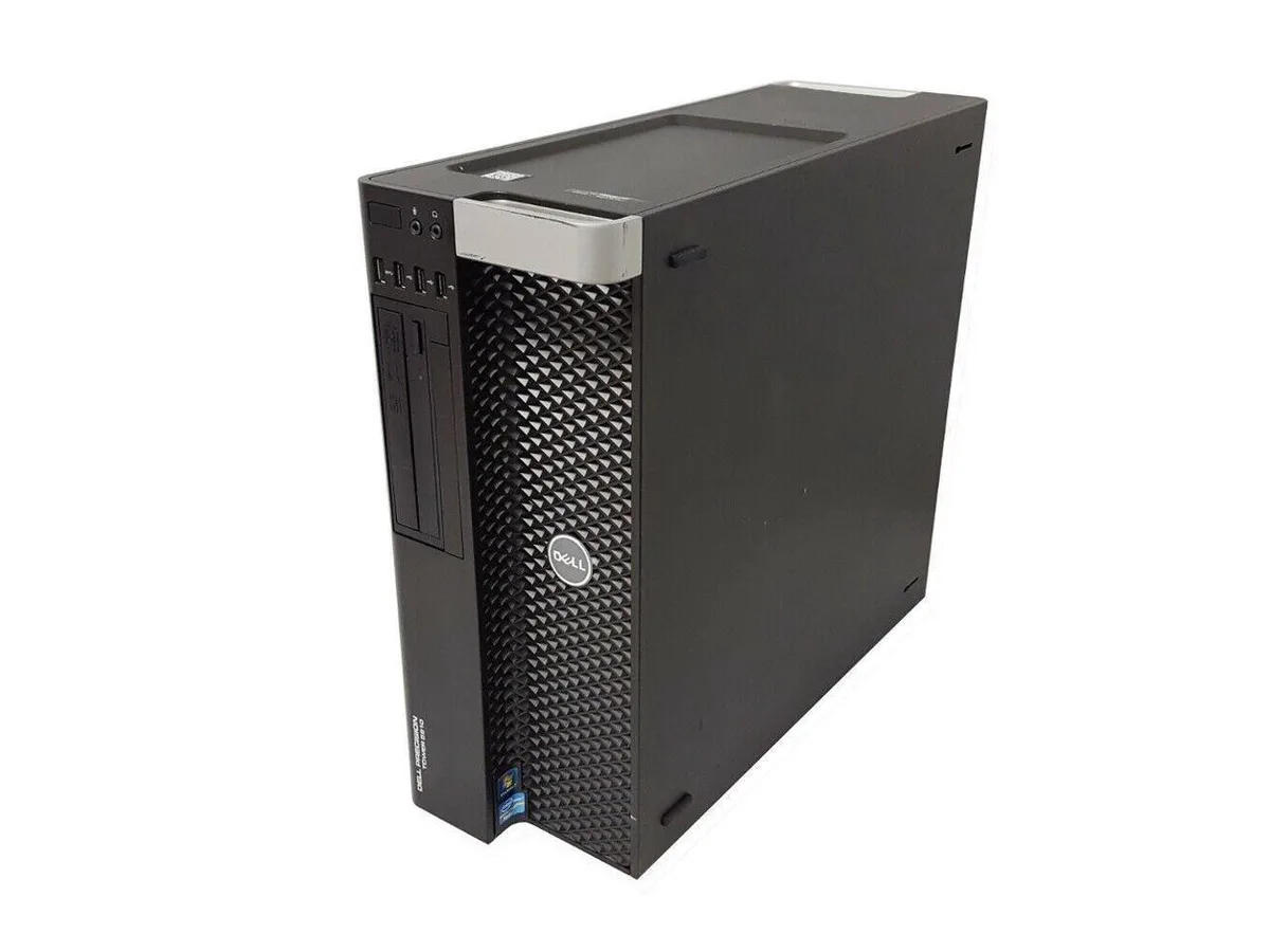 DELL DELL Precision T5810 Xeon E5-1660 v3 3.0GHz 16GB DDR4 Quadro M2000 500GB HDD Windows 10 Pro desktop PC — product photo